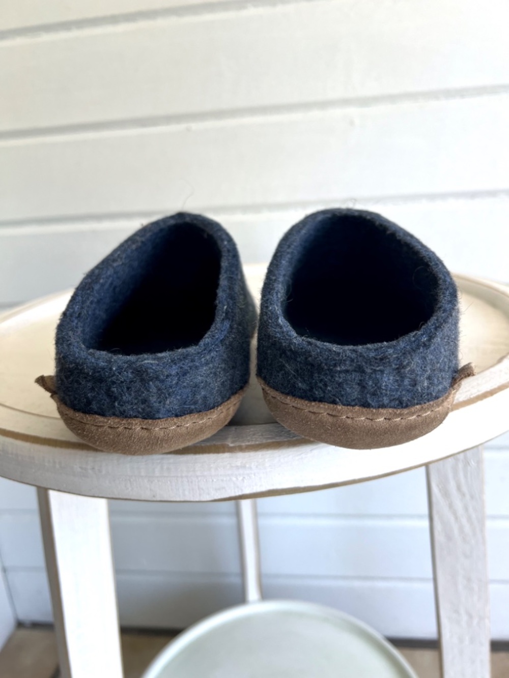 GLERUPS Wool Slip Ons in 'Denim' - 43/ 10 - Picture 8 of 11